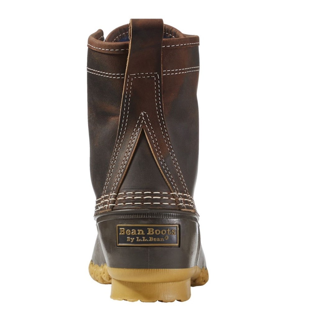 L.L. Bean Women's Brown Lace Up Boots - Picture 4 of 10